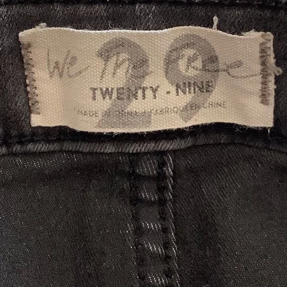 Free People 'We the Free' Just Float On black flare jeans 29 stretch - Picture 7 of 9